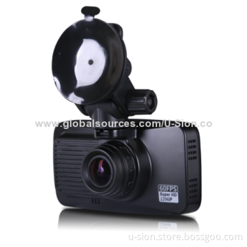 Super HD 1296p Car DVR, Running Data Recorder with Free Logo, USB 2.0 Interface